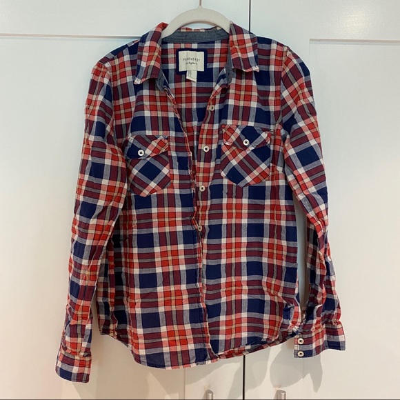 Forever 21 Plaid Shirt - Picture 1 of 12